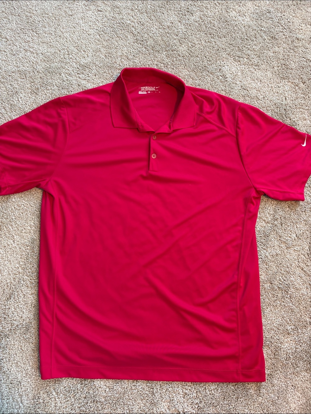 Nike Men's Bright Red Performance Polo